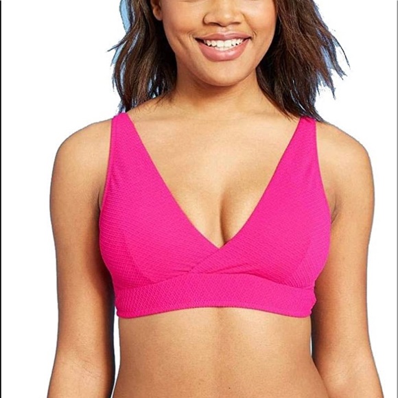 Shade & Shore Other - Shade & Shore Pink Bikini Top Small NWT